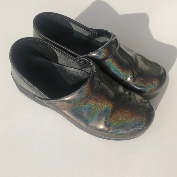 Dansko Shoes - Dansko Prism Glitter Nursing Clogs